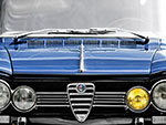 Inner headlight H1 Giulia Super links yellow