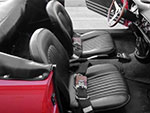 Seat cover Spider 1966 1. Series scay black