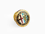 Alfa Romeo Milano enamel pin 15mm