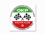 Adesivo OKP Racing Club rotondo (8cm)