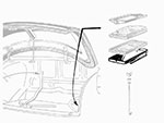 Supporto batteria 750 / 101 Giulietta / Giulia