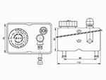 Serbatoio liquido freno Spider dal 1980 + 75 TS / V6