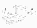 Supporto marmitta 208 / 400 /412 / 365 / Testarossa