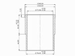 Canne per pistoni Ferrari 250 73mm std. Semi