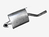 Center exhaust muffler Montreal left