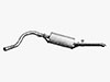 Rear exhaust muffler 1600-2000 Alfetta Limousine