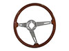 Steering wheel wood deep 380mm 2000cc 