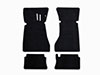 Set Deluxe floor mats black velours GT 105 1. series