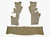 Set (3) tappetini in gomma baule Bertone GT beige NOS